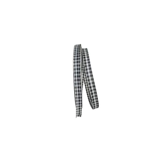 Reliant 5/8" x 50yd. Wired Gingham Ribbon